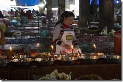 Food at the night markt in Luang Prabang